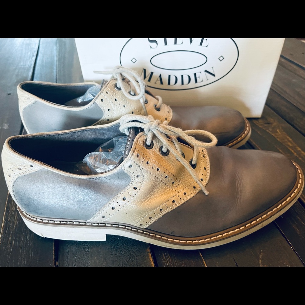 Men’s Steve Madden leather dress shoes